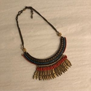 Antique Egyptian Cleopatra Bib Necklace